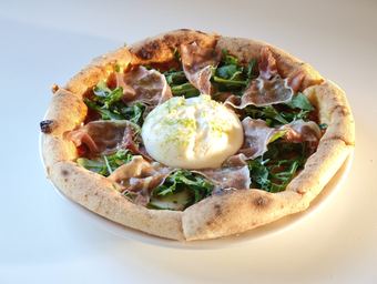 Burrata and Ham