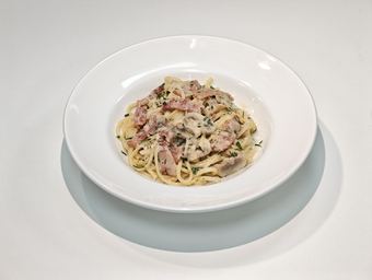 Pancetta & Mushroom pasta