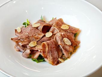 Sliced Sous vide Beef Tongue