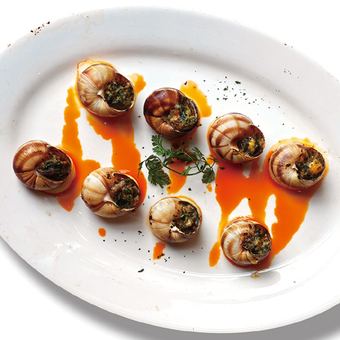 Baked Snails in French Style