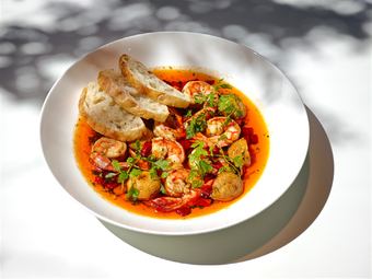 Spanish Shrimp in Oil