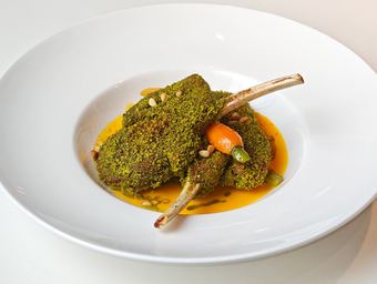 Lamb Chop with Pistachio