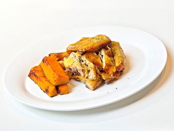 7-Day Dry-aged Roasted Butter Chicken with Pumpkin