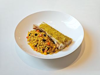 Spiced Fried Rice with Chargrilled Beef Marrow